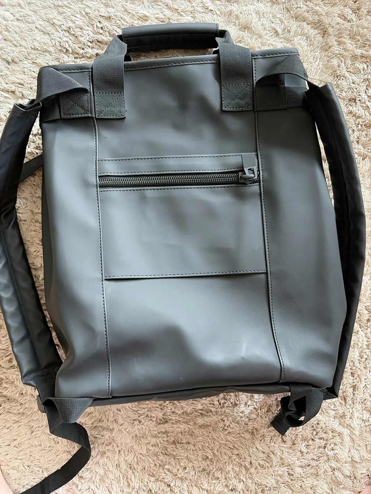 Rains Texel Tote Backpack Black Backpack