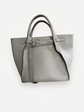 Céline Big Grained Calfskin Taupe-skinnhandväska