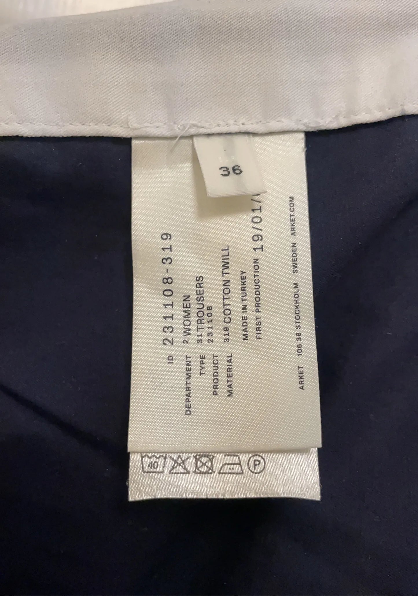 Arket-chinos NWOT