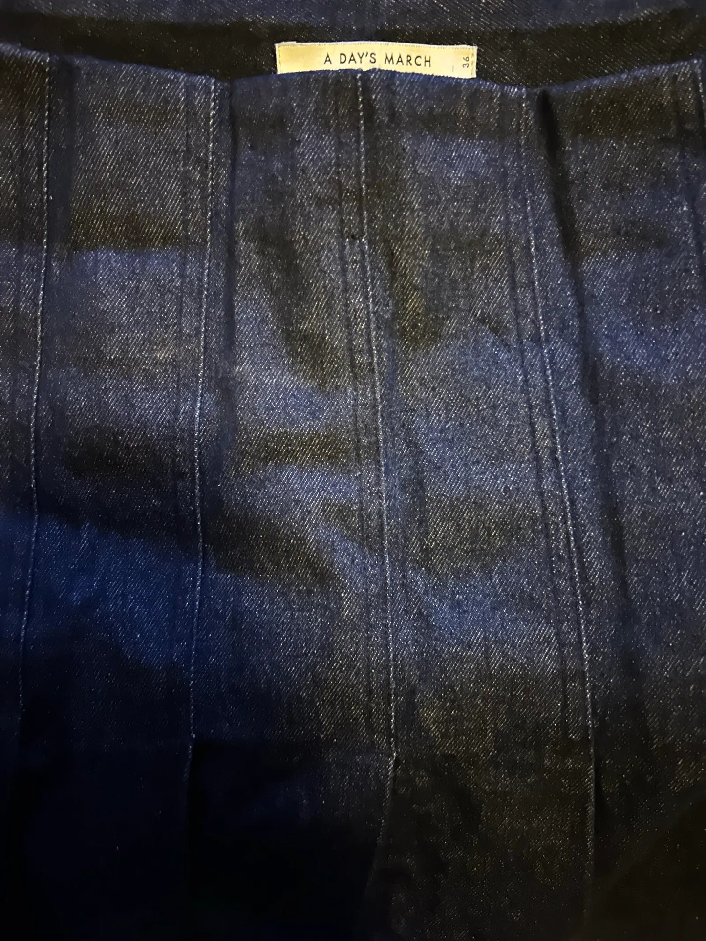 A Day's March Ricckii Pleated Denim-kjol