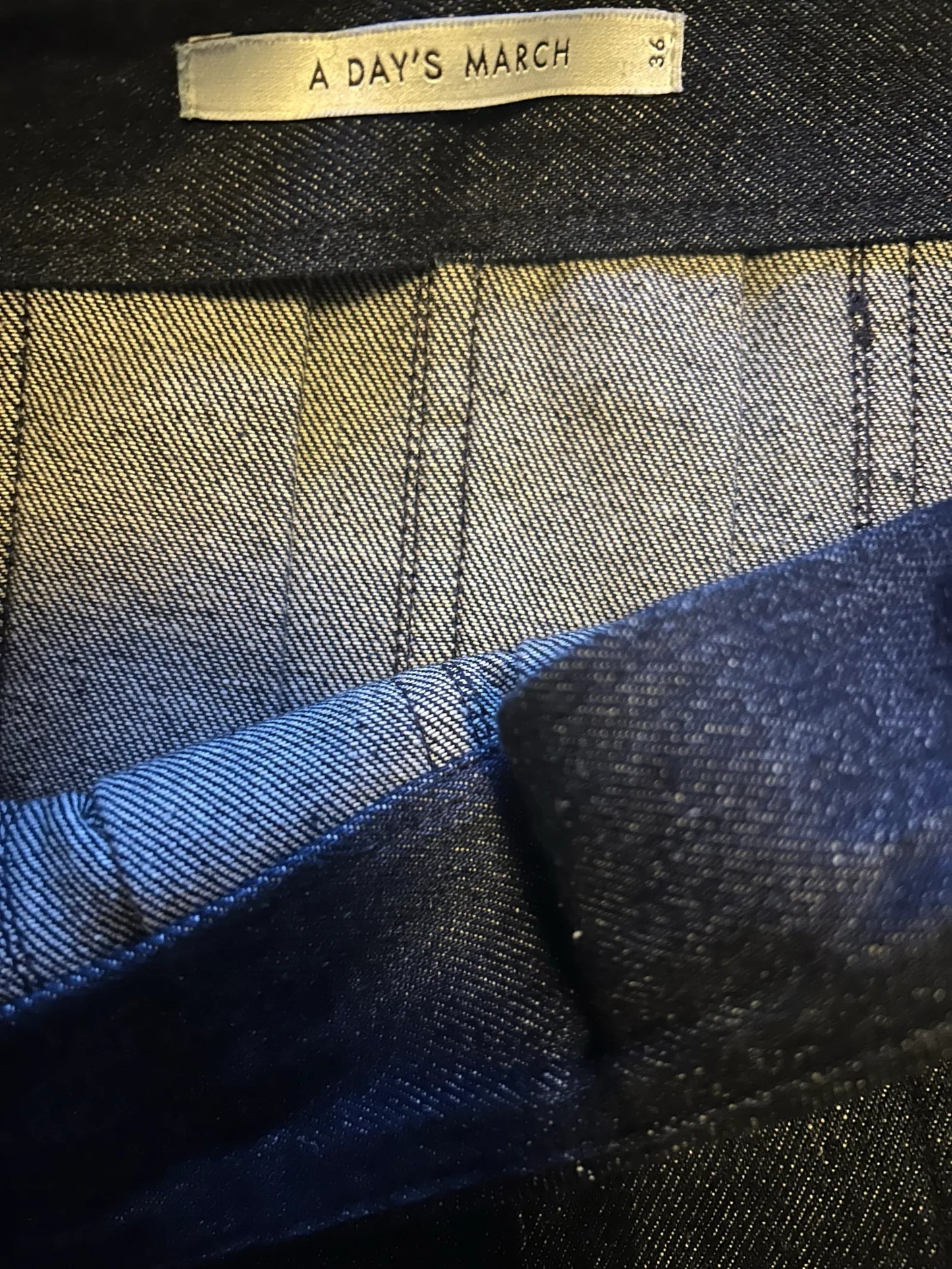 A Day's March Ricckii Pleated Denim-kjol