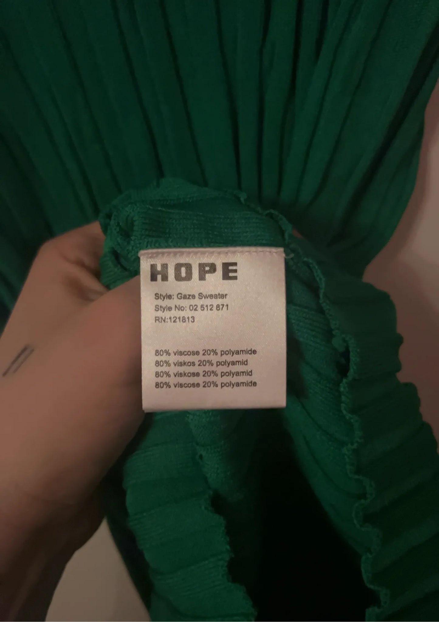 Hope Gaze-tröja NWT