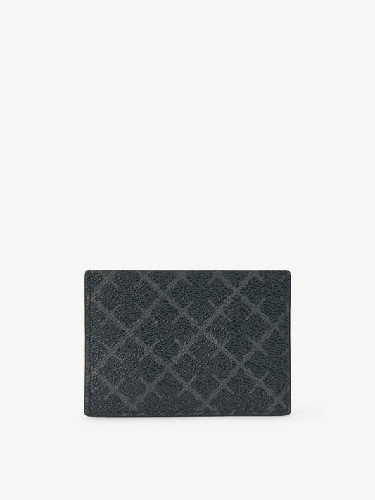 By Malene Birger Elia Printed Cardholder Charcoal-plånbok