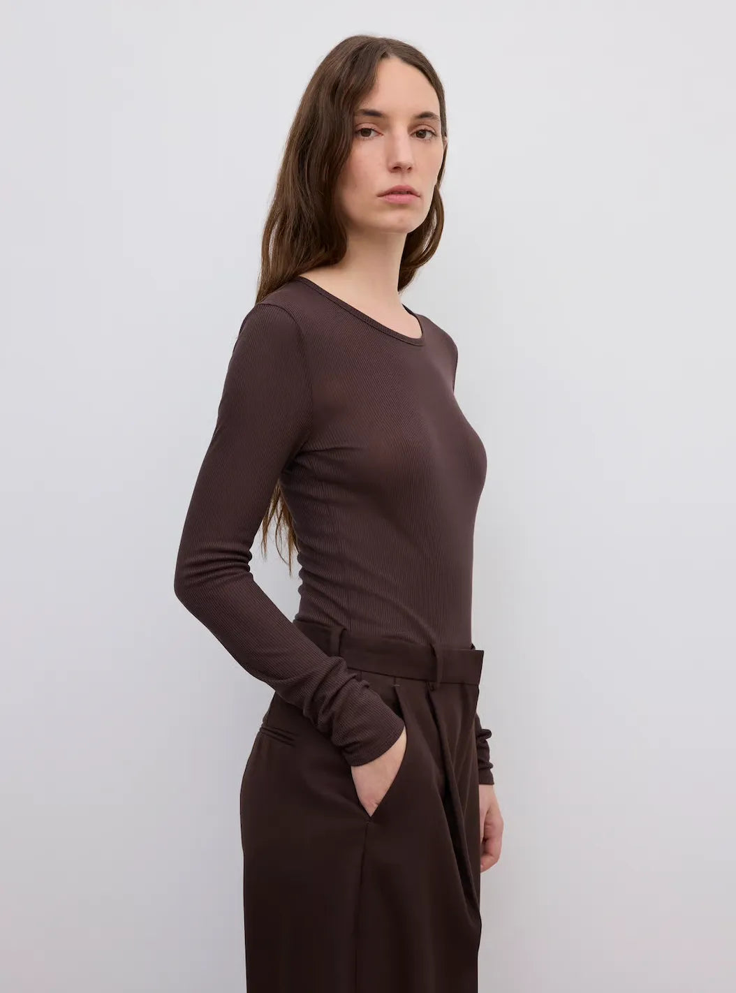 Dagmar Lyocell Long Sleeve Top