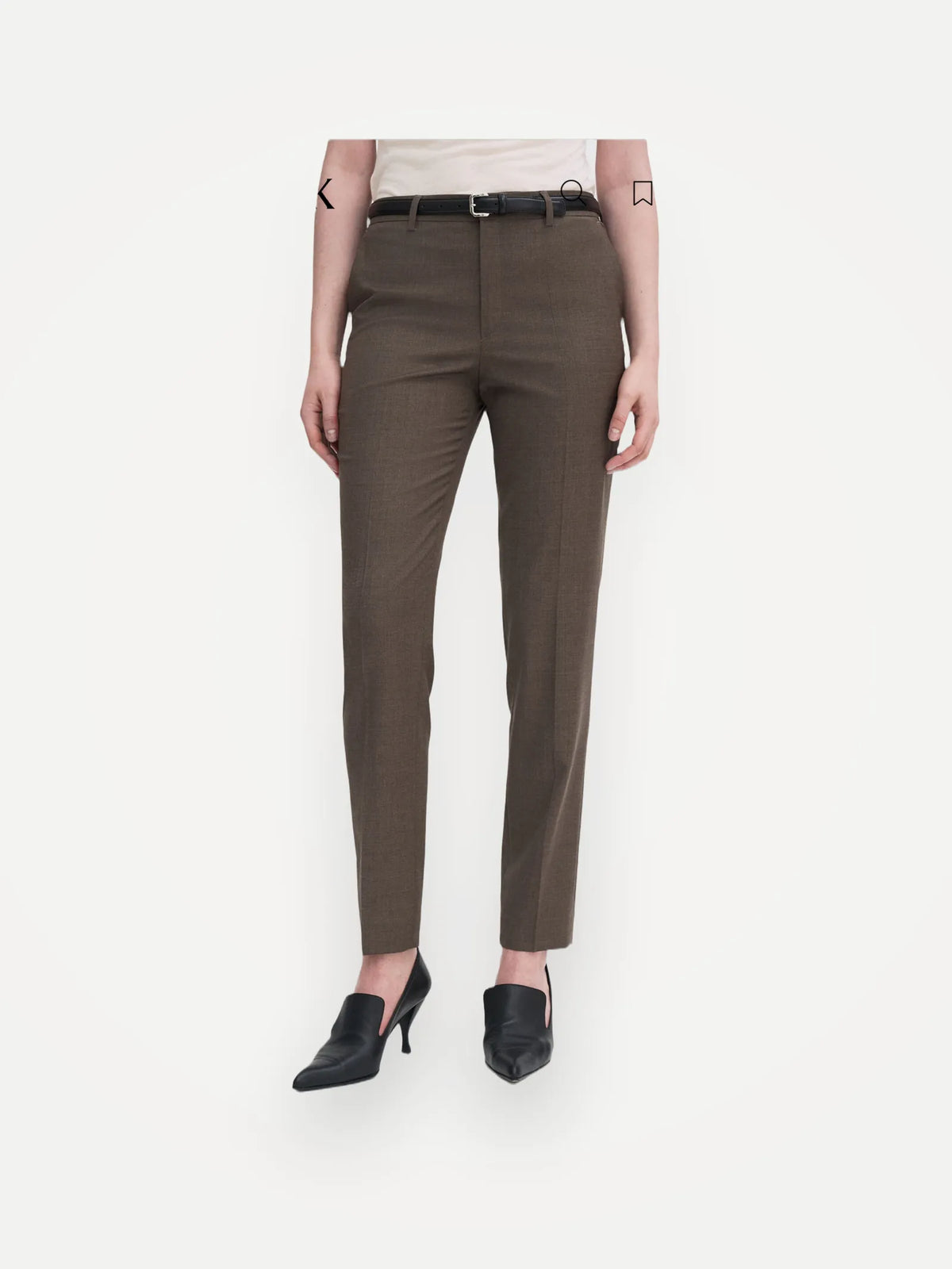 Filippa K Emma Cropped Cool Wool-ullbyxor