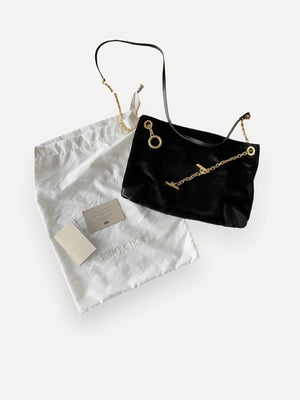 Jimmy Choo Alexia Velvet Shoulder bag