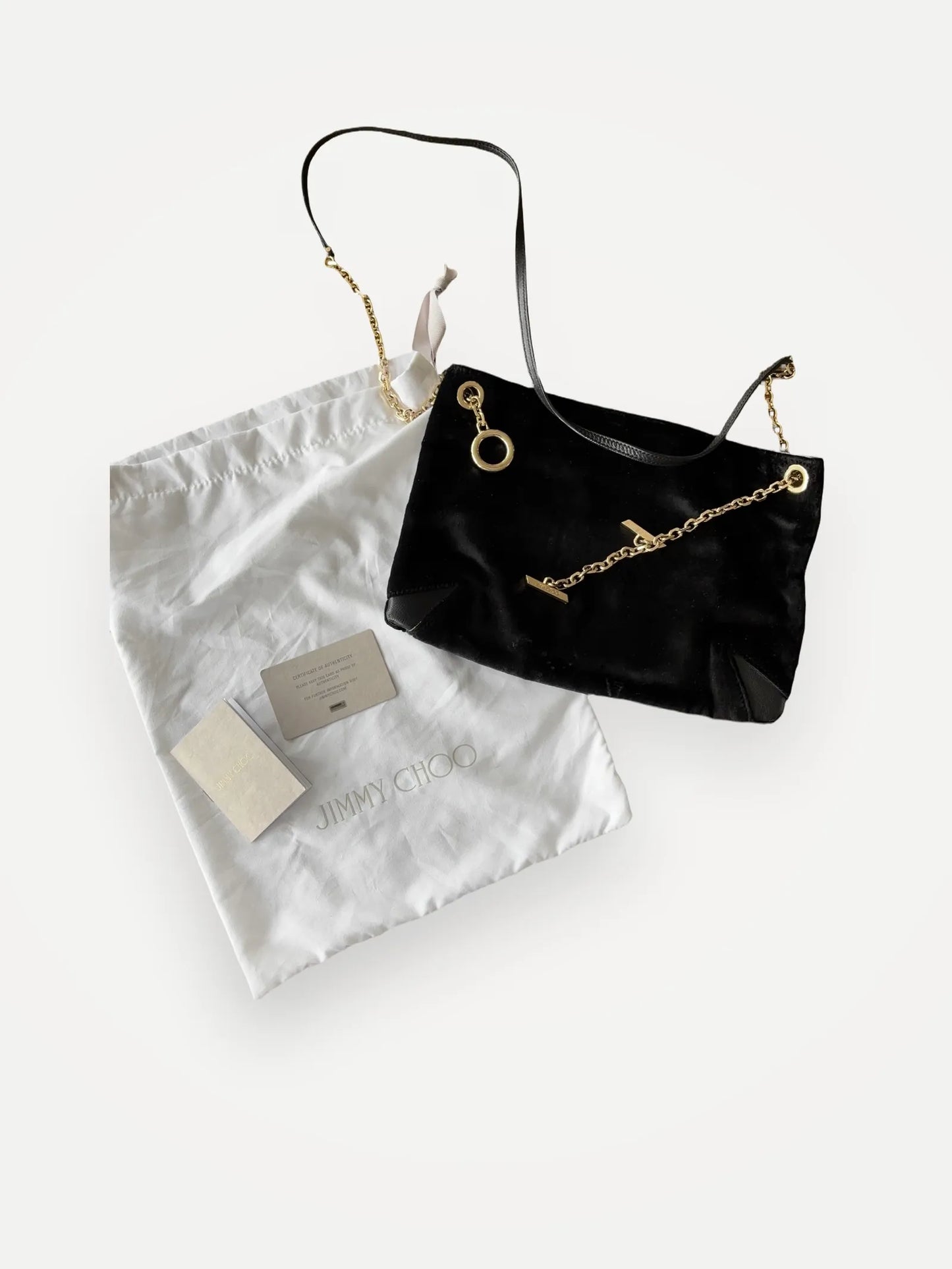 Jimmy Choo Alexia Velvet Shoulder bag