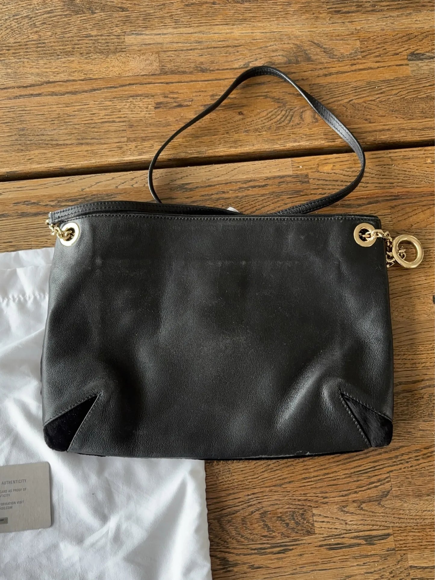 Jimmy Choo Alexia Velvet Shoulder bag