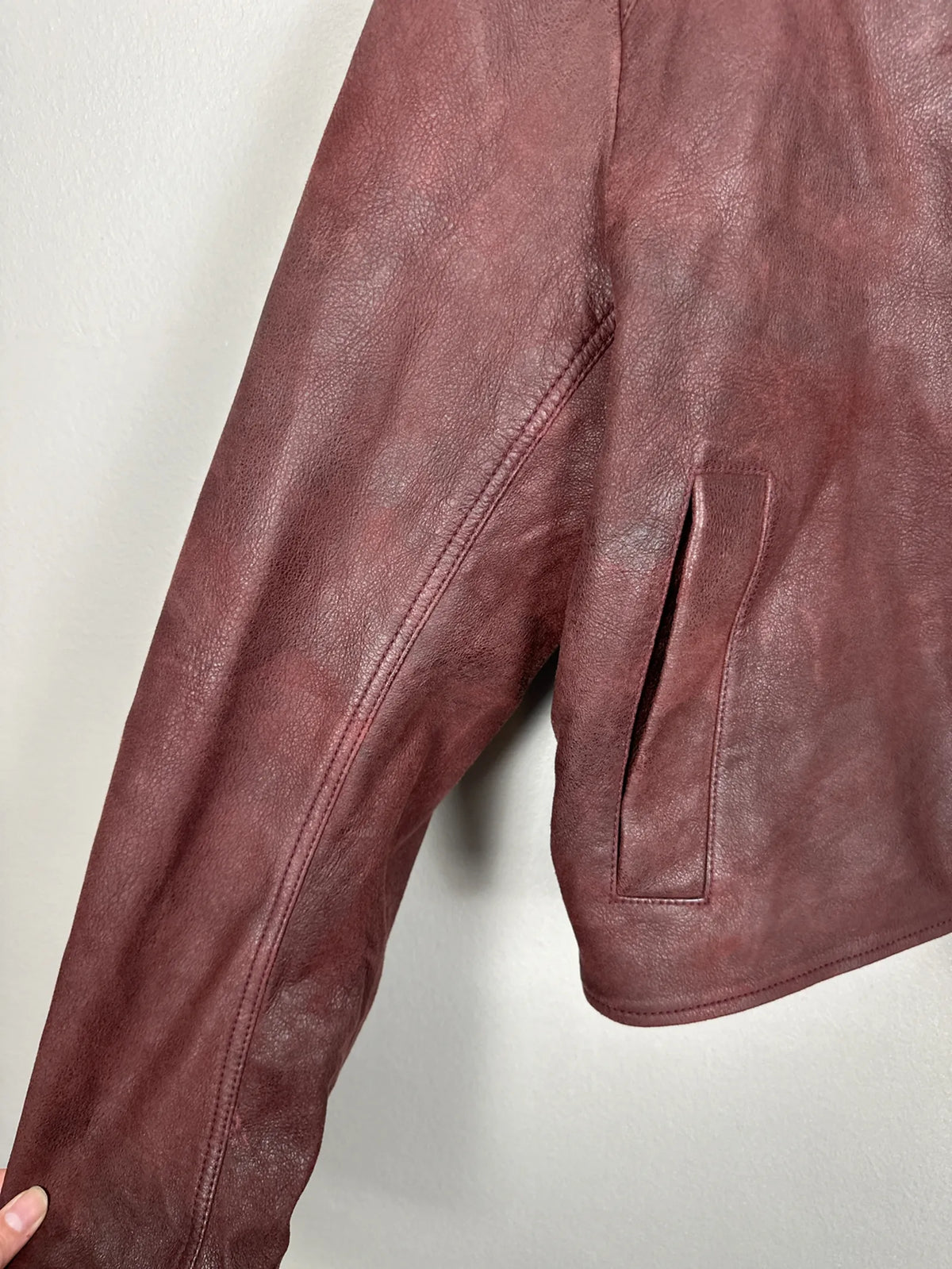 Samsøe Samsøe Sashiva Leather Leather jacket