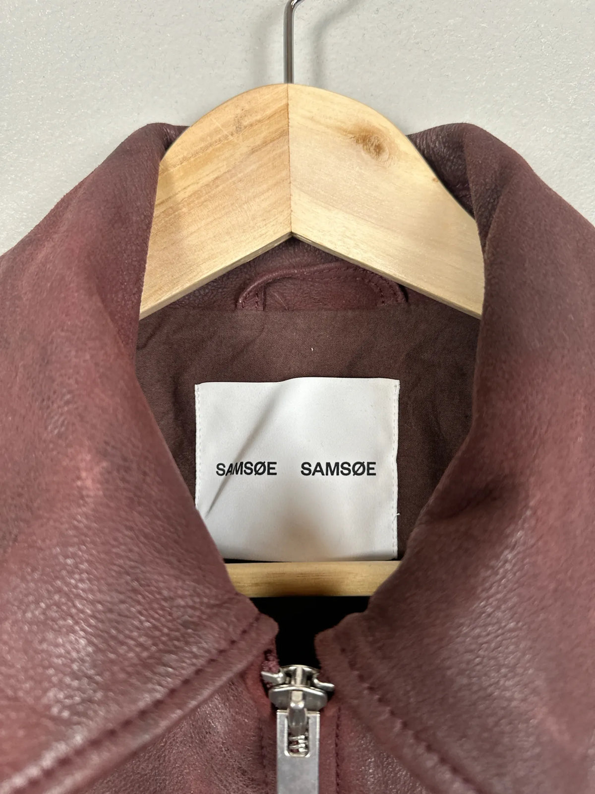 Samsøe Samsøe Sashiva Leather Leather jacket