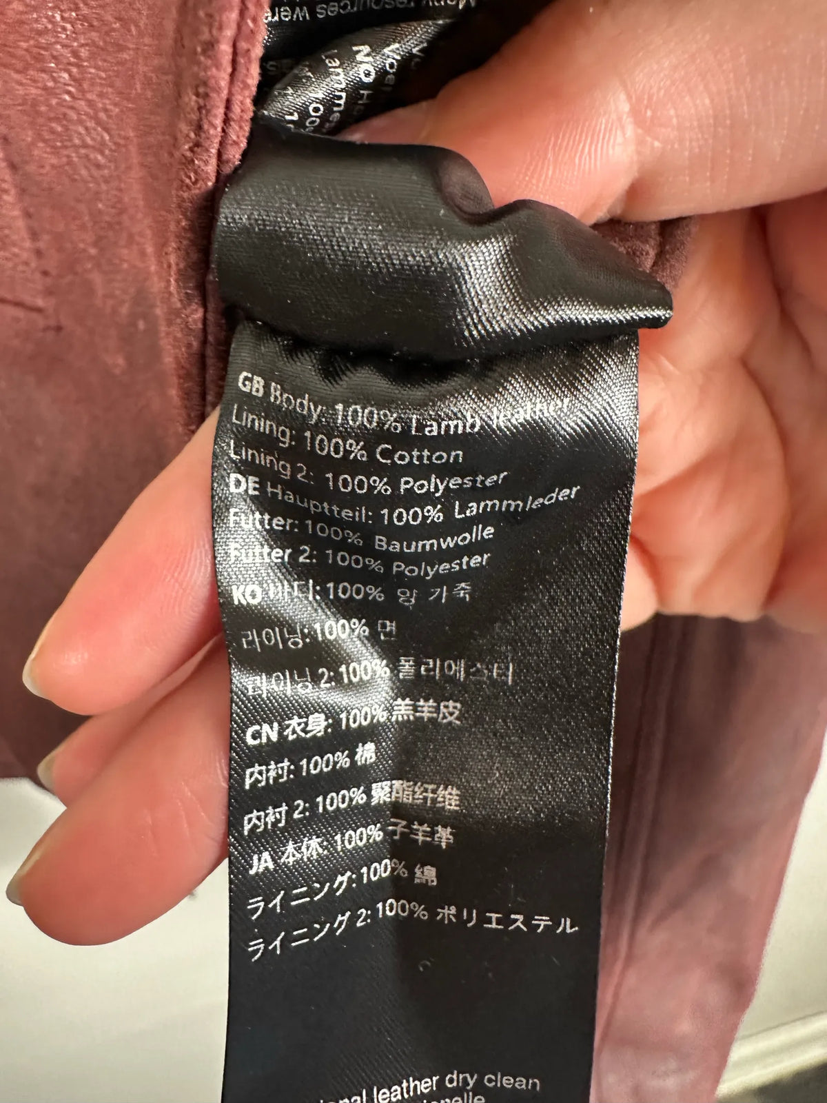 Samsøe Samsøe Sashiva Leather Leather jacket