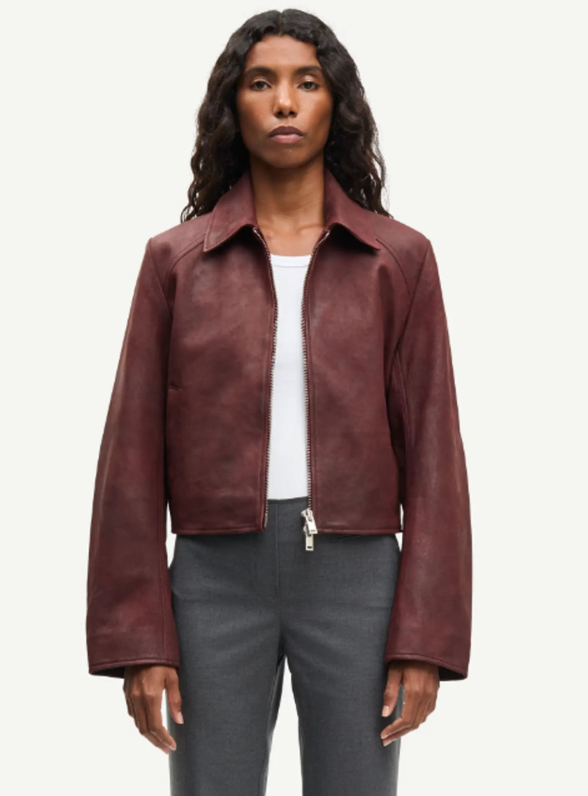 Samsøe Samsøe Sashiva Leather Leather jacket