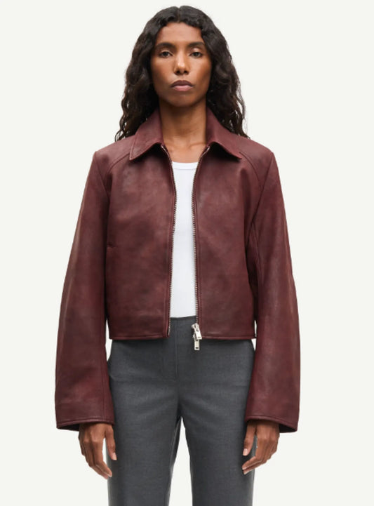 Samsøe Samsøe Sashiva Leather Leather jacket