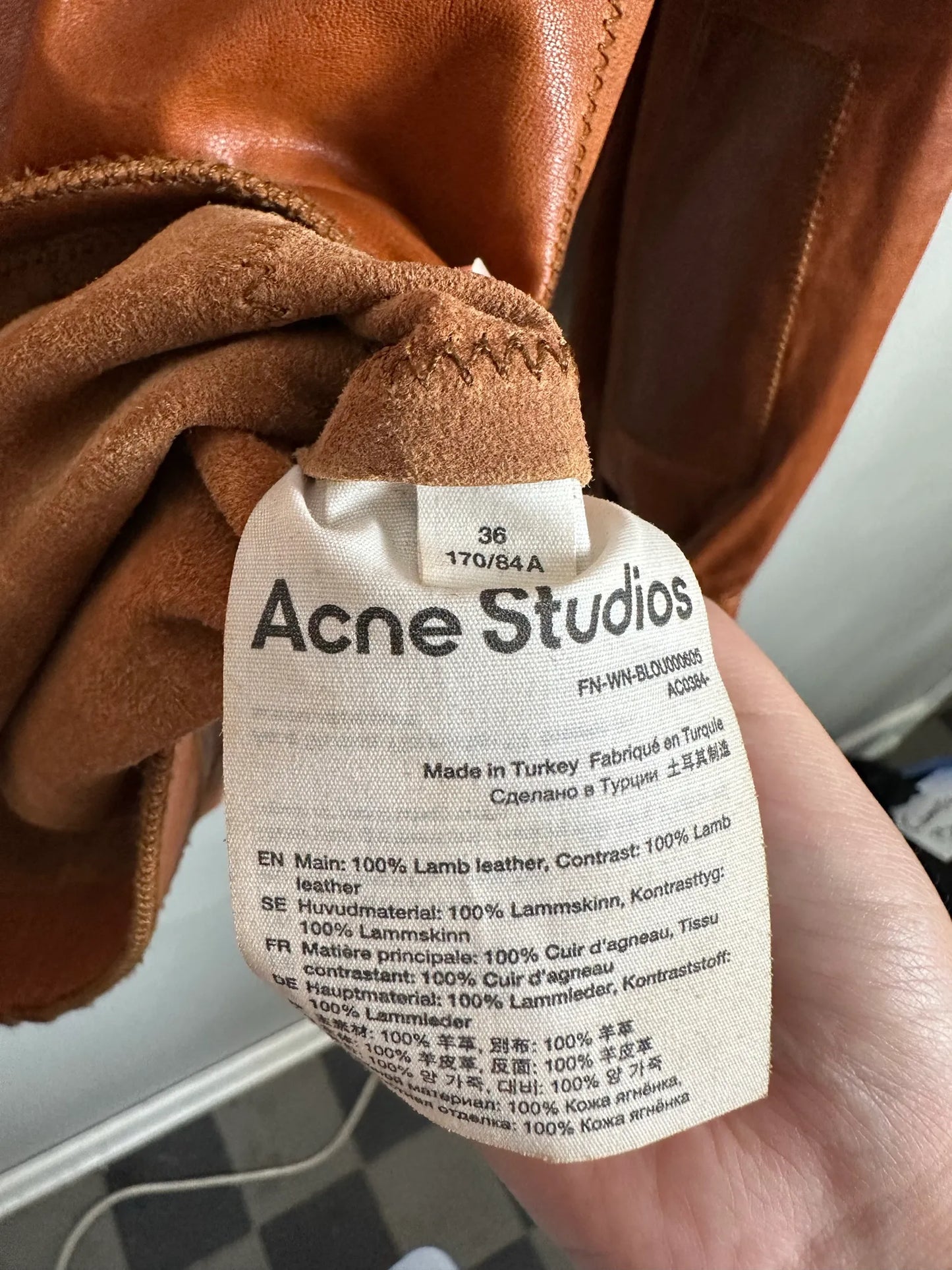 Acne Studios-skinnjacka