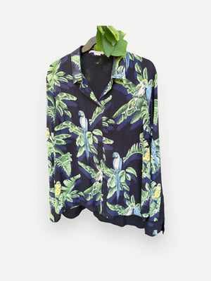 Stella Mccartney-sidenskjorta