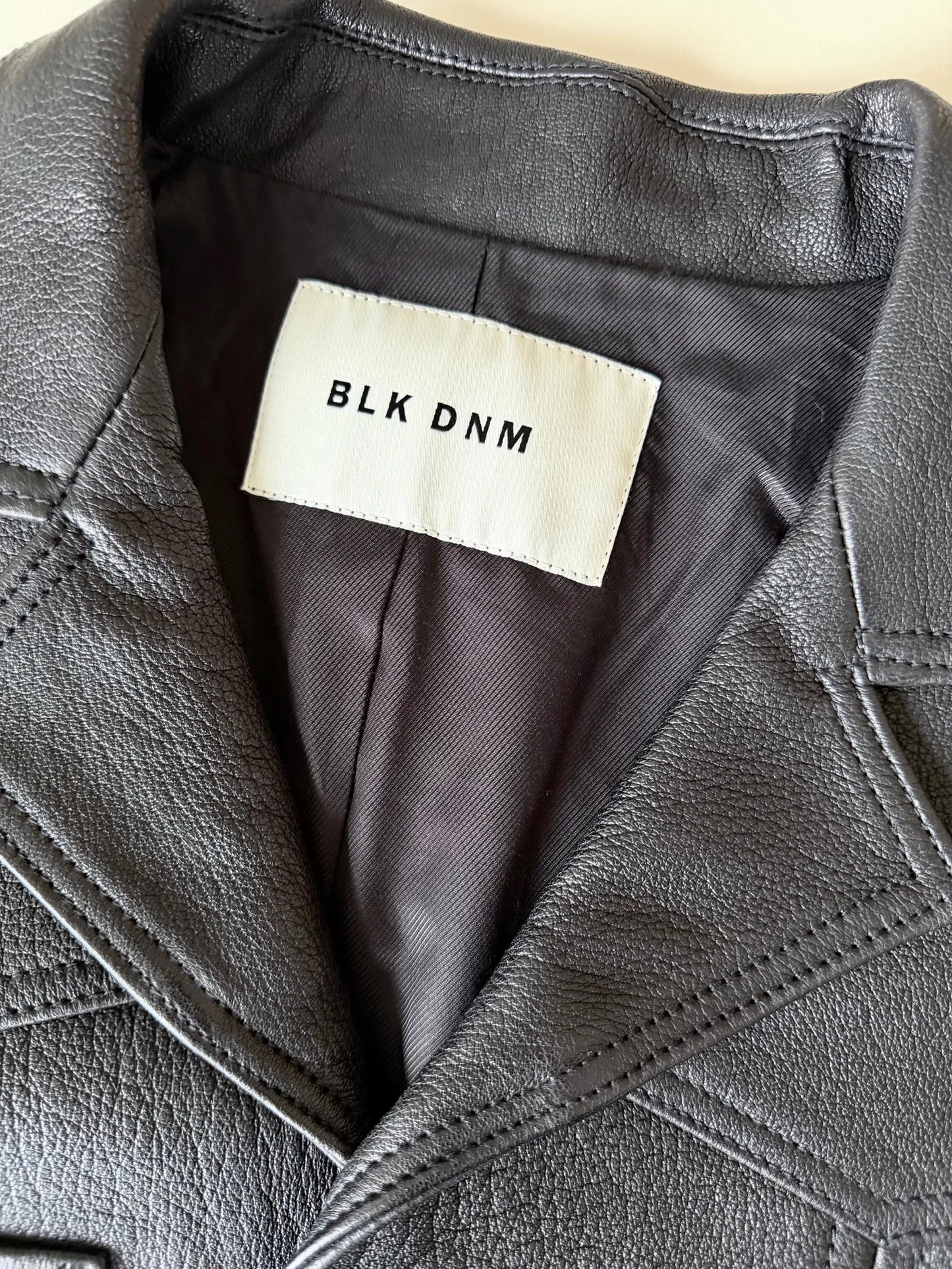 BLK DNM Leather 76-skinnjacka