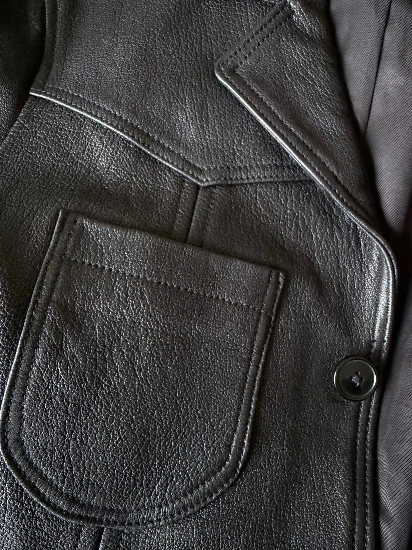 BLK DNM Leather 76-skinnjacka