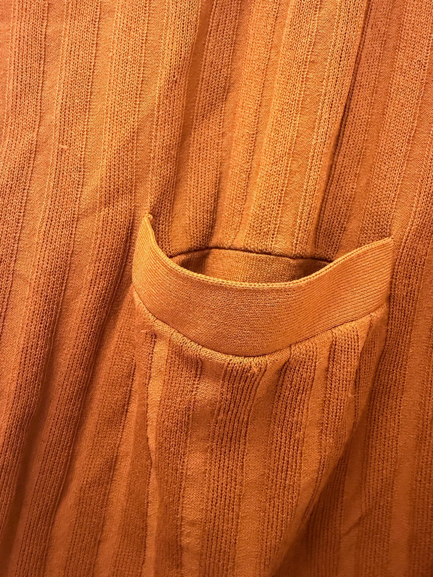 Toteme Vinci Rib In Tobacco Cardigan