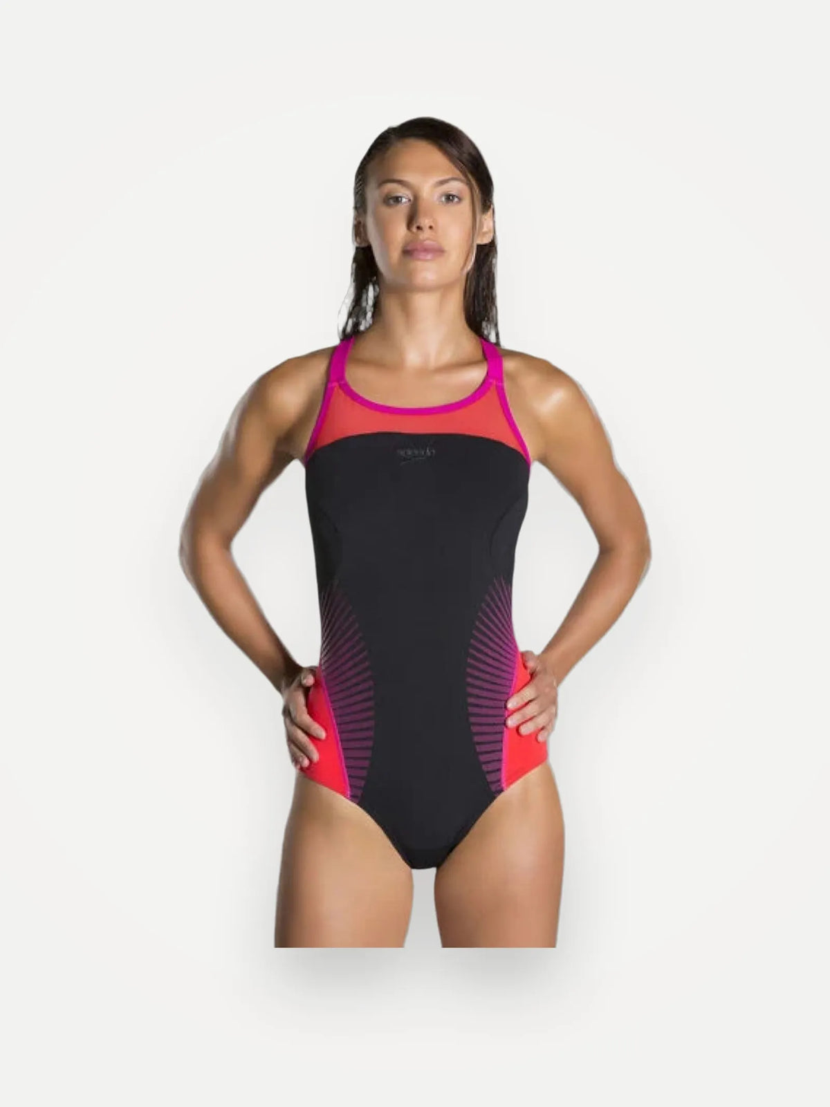 Speedo Fit Splice X Back Swimwear Swimsuit