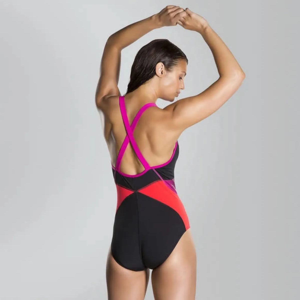 Speedo Fit Splice X Back Swimwear Swimsuit