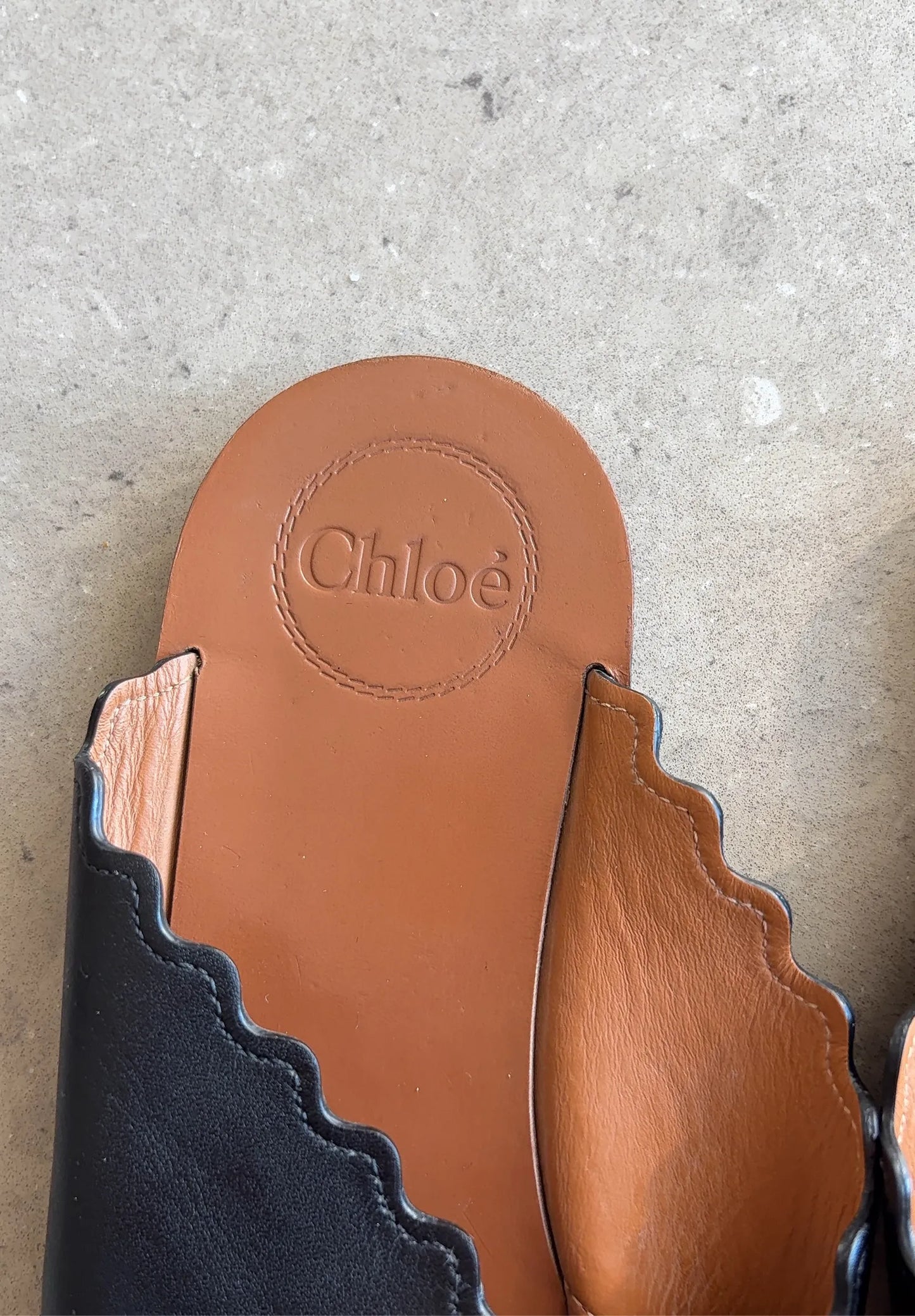 Chloé-skinnsandaler