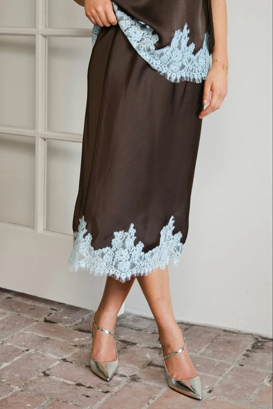 Neo Noir Naira Lace-kjol NWT