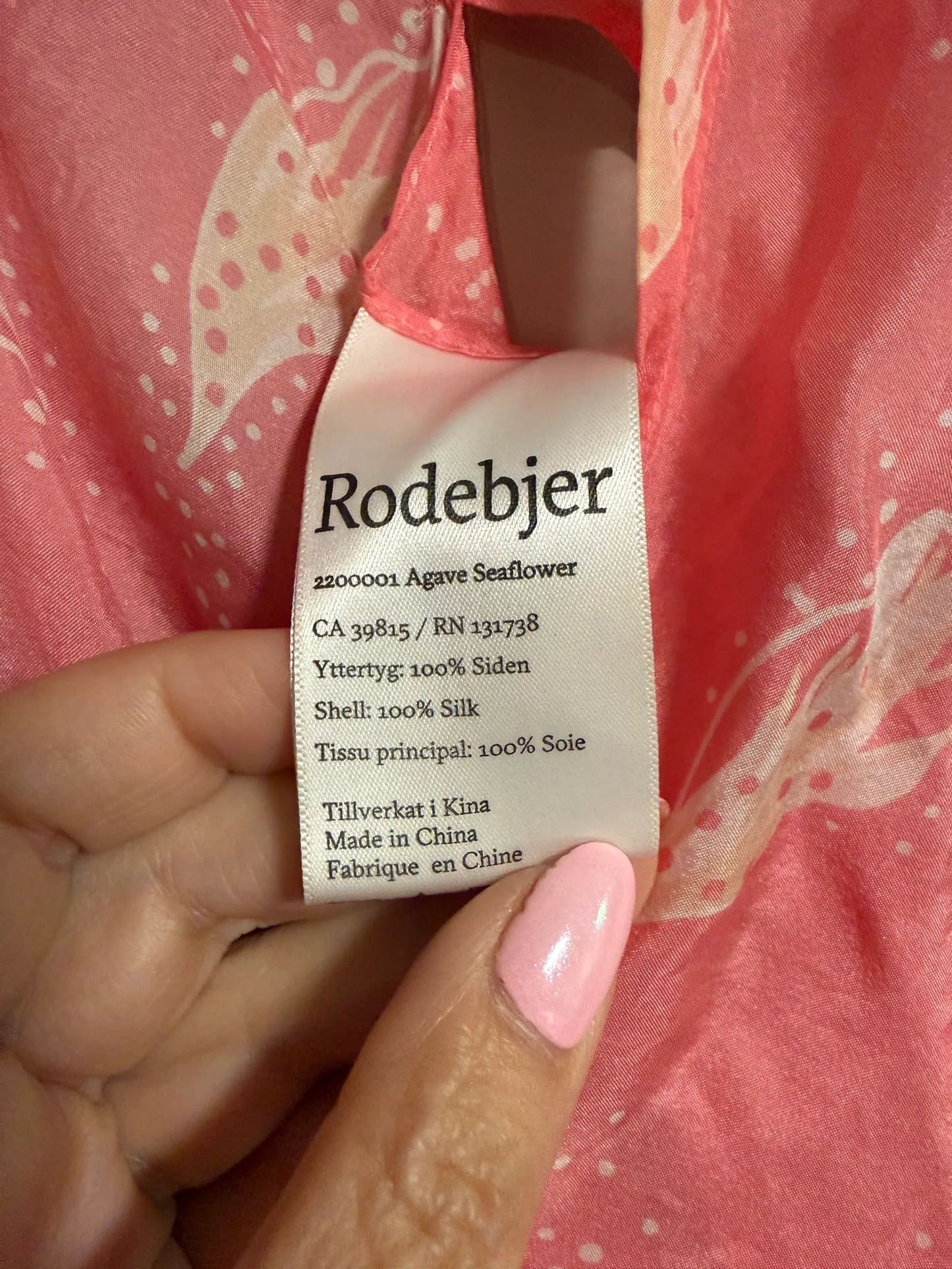 Rodebjer Agave Seaflower Kaftan