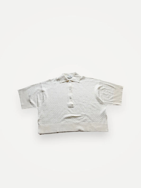 Rodebjer Overzised Polo-linnet-shirt