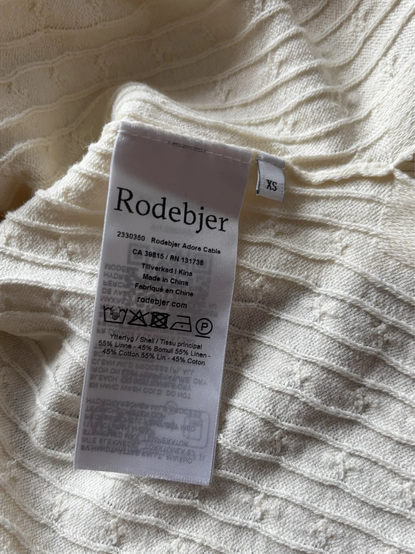 Rodebjer Overzised Polo-linnet-shirt