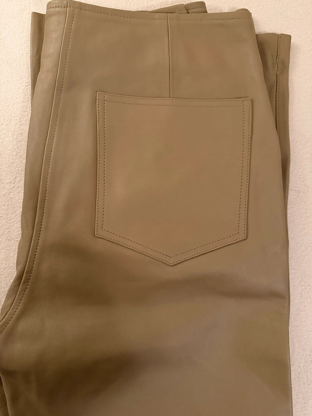 Toteme Paneled Leather-skinnbyxor NWT