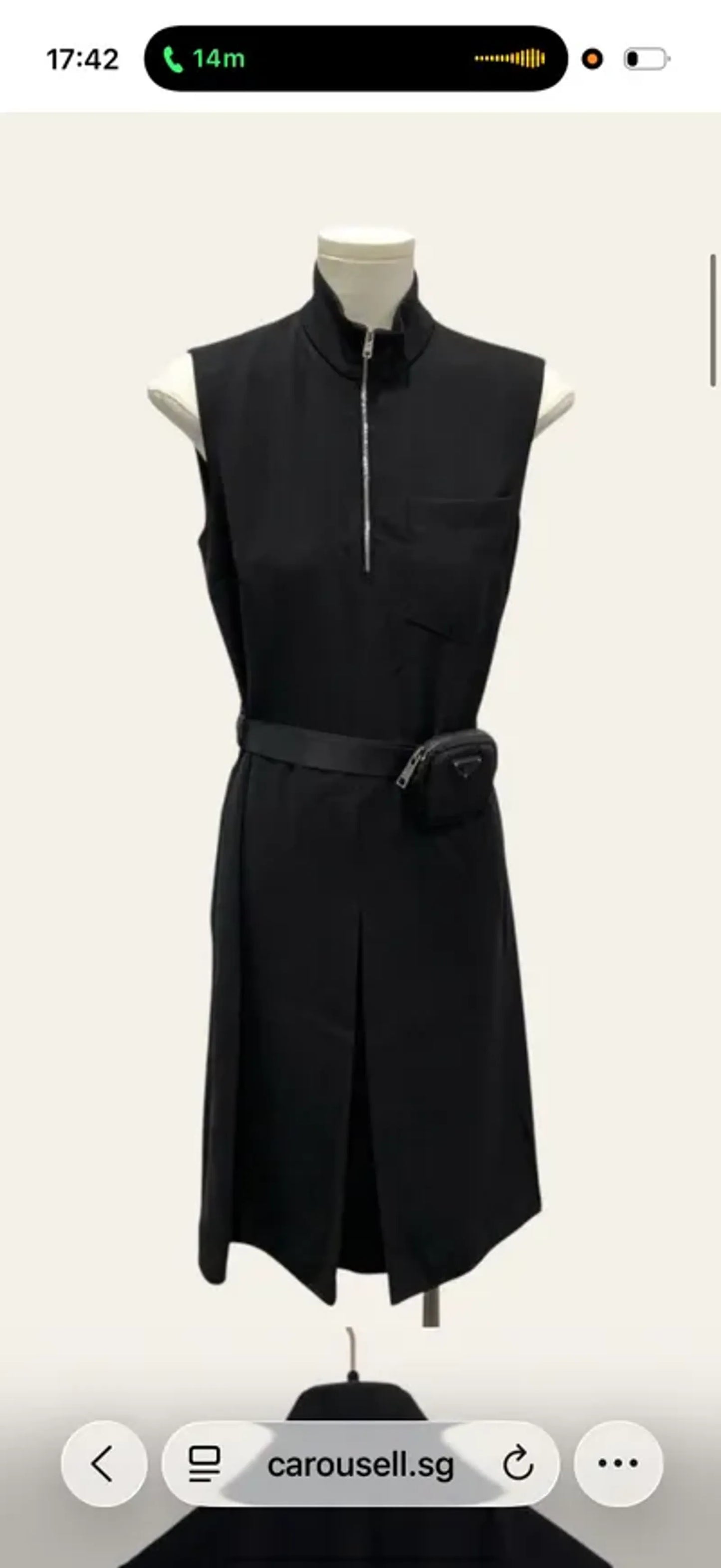 Prada Black-klänning