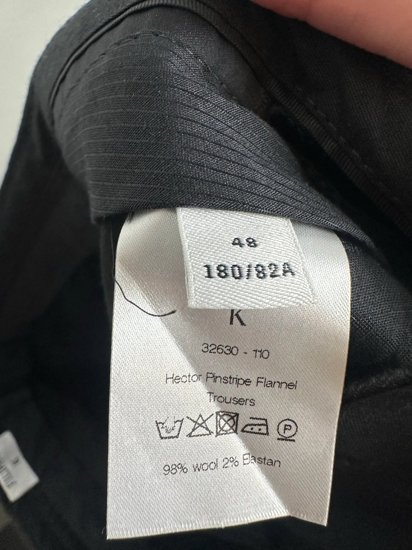 Filippa K Hector Pinstripe Flannel Suit Trousers