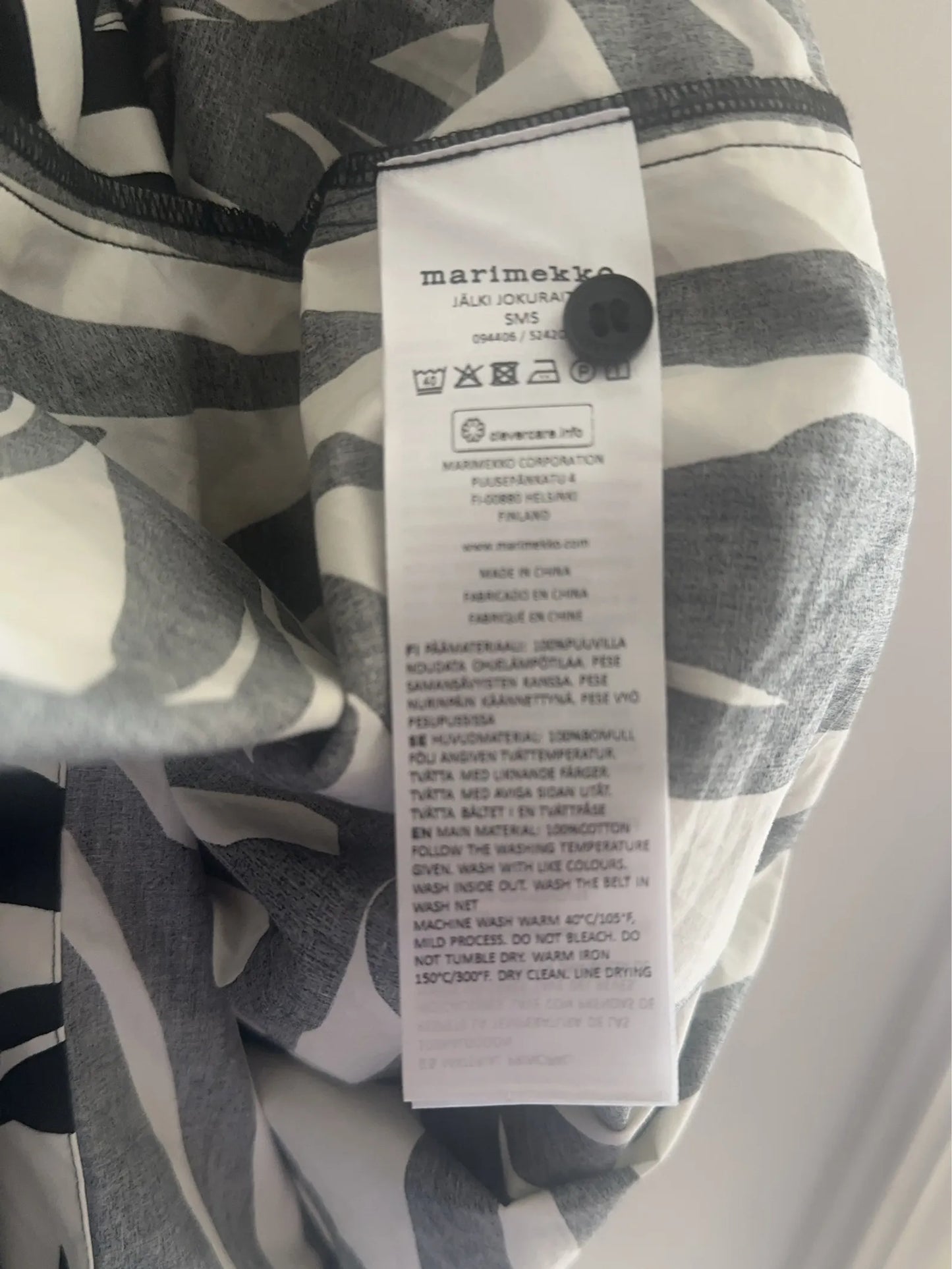 Marimekko Jälki Jokuraita-klänning