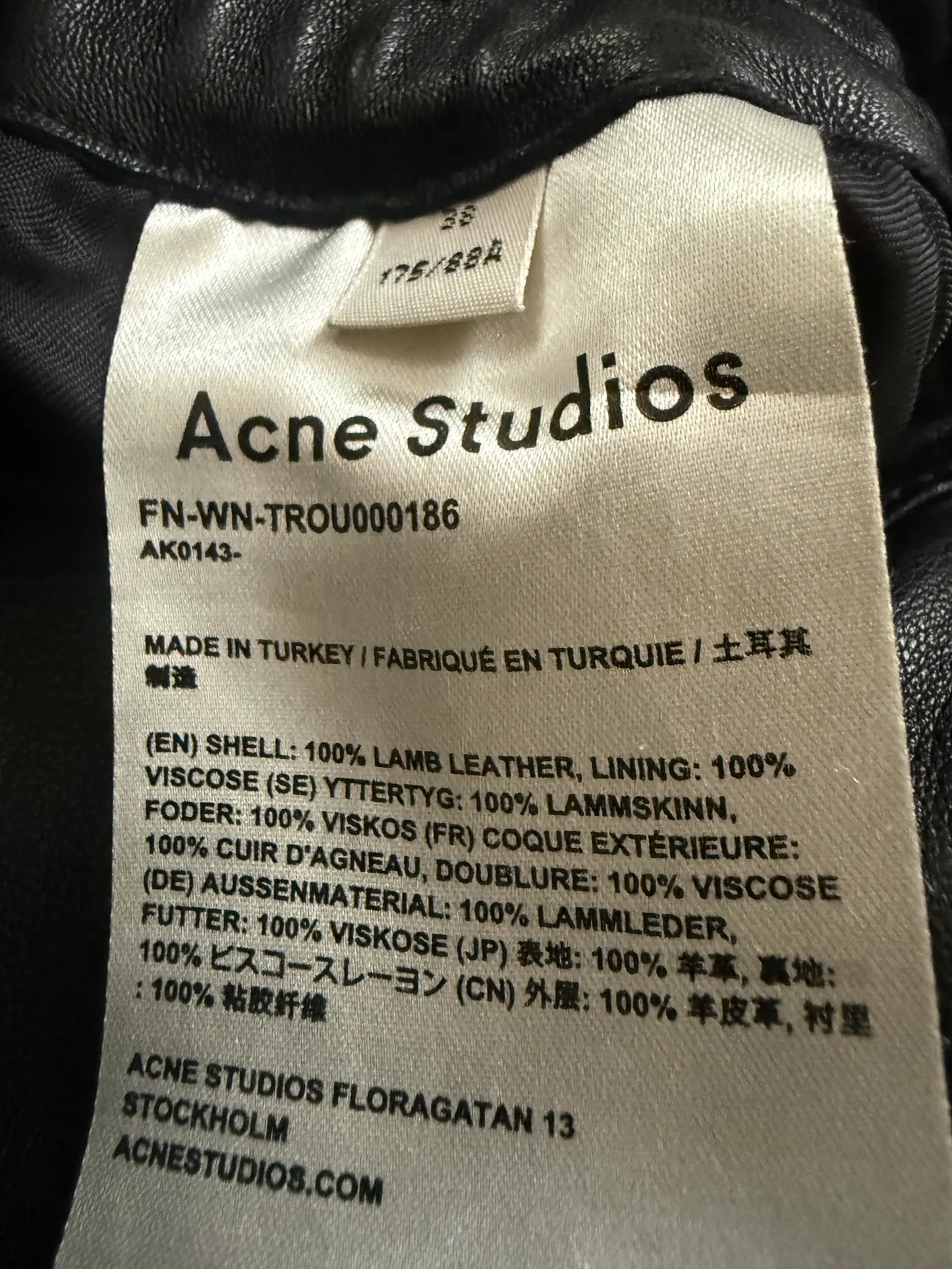 Acne Studios-skinnbyxor NWOT