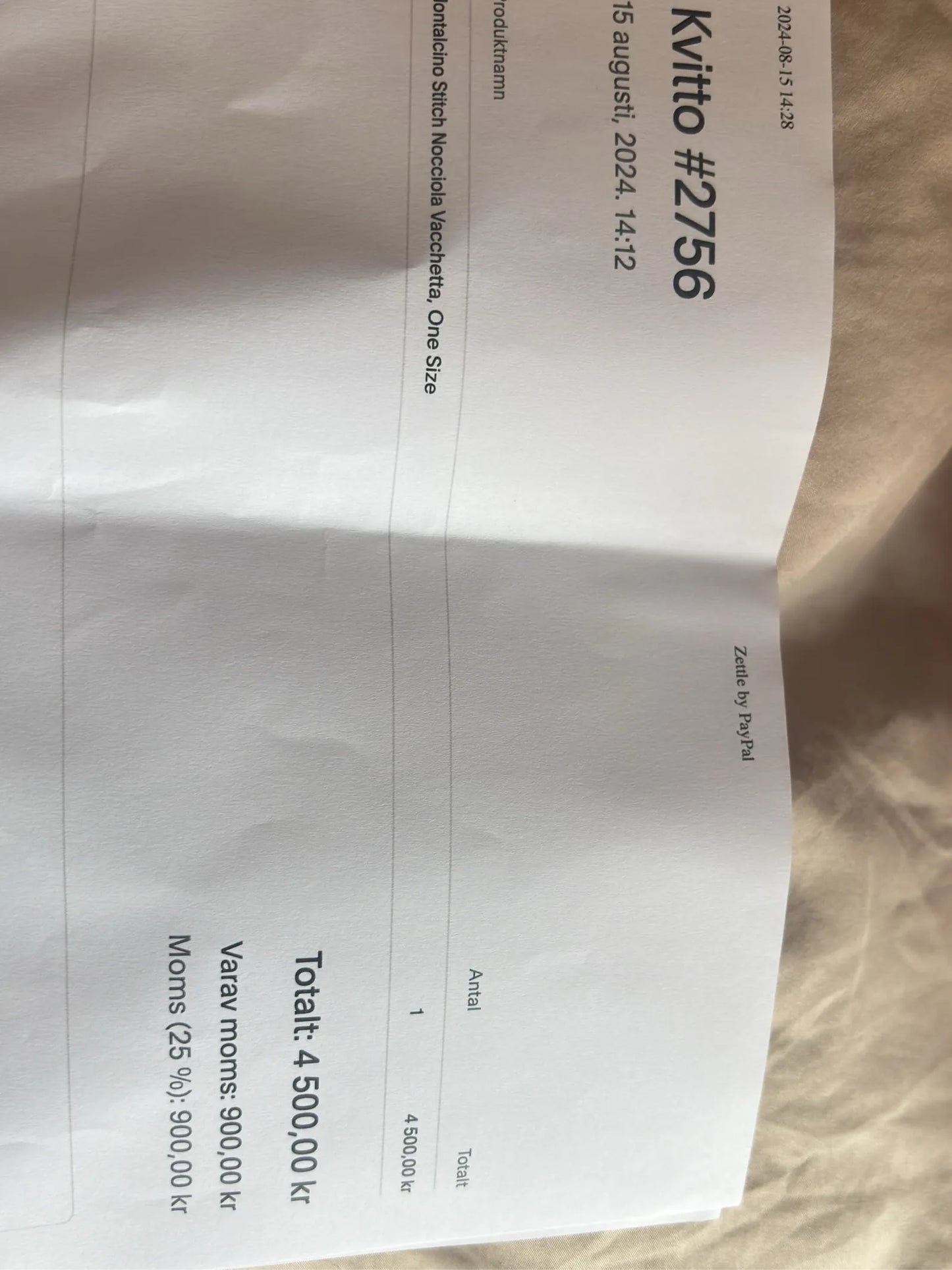 ATP Atelier Montalcino Stitch Nocciola Vacchetta-skinnhandväska