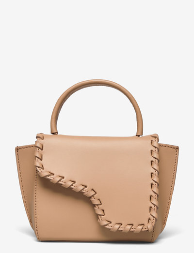 ATP Atelier Montalcino Stitch Nocciola Vacchetta-skinnhandväska