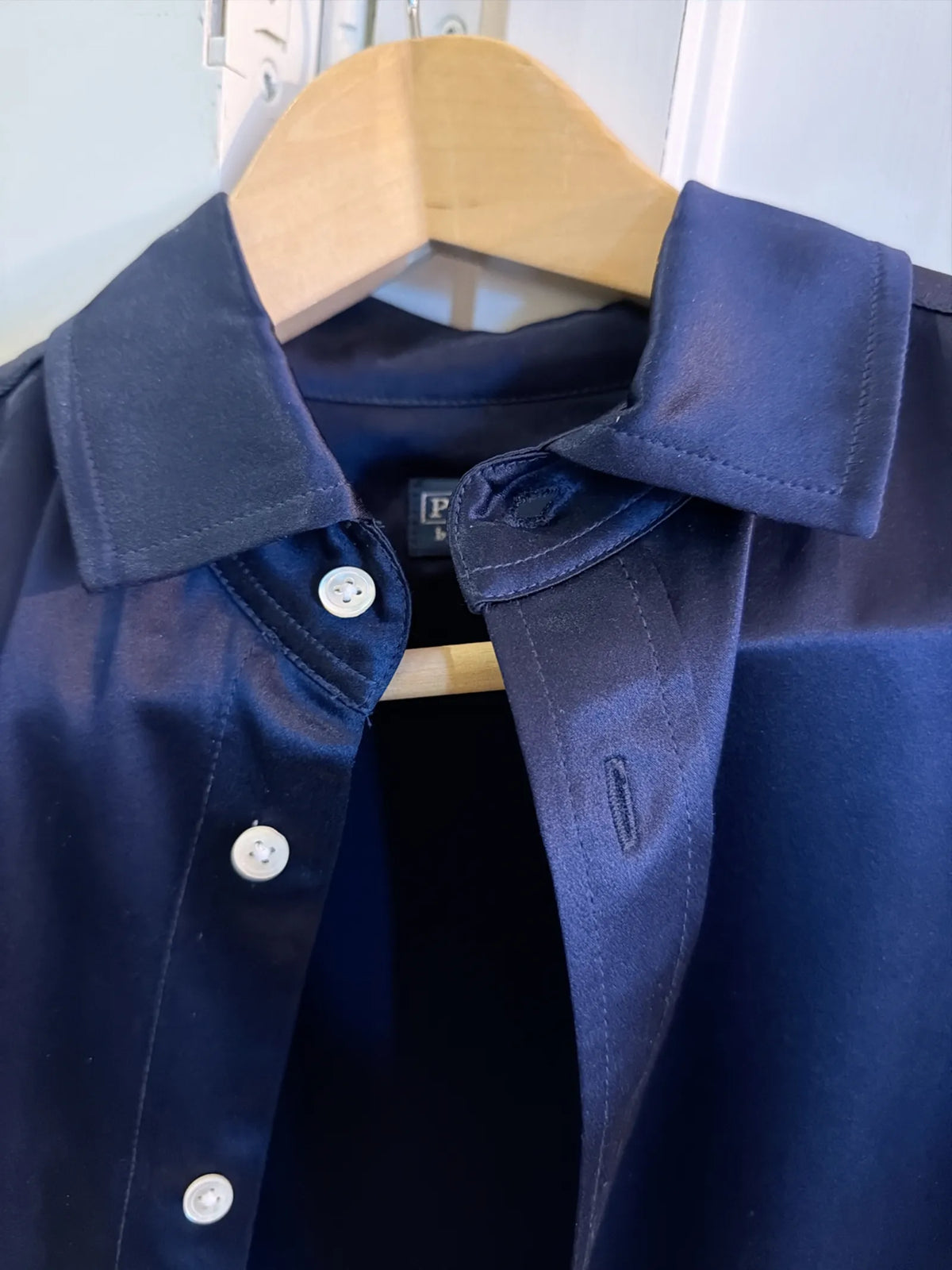 Ralph Lauren-sidenskjorta NWOT