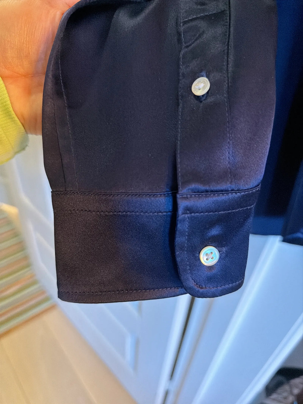 Ralph Lauren-sidenskjorta NWOT