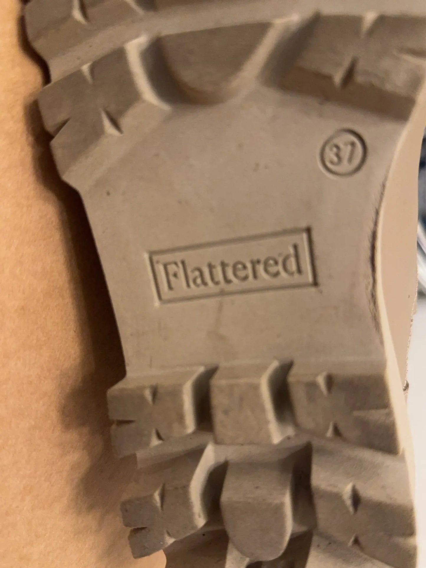Flattered Luna Leather Taupe Boots
