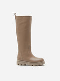 Flattered Luna Leather Taupe Boots