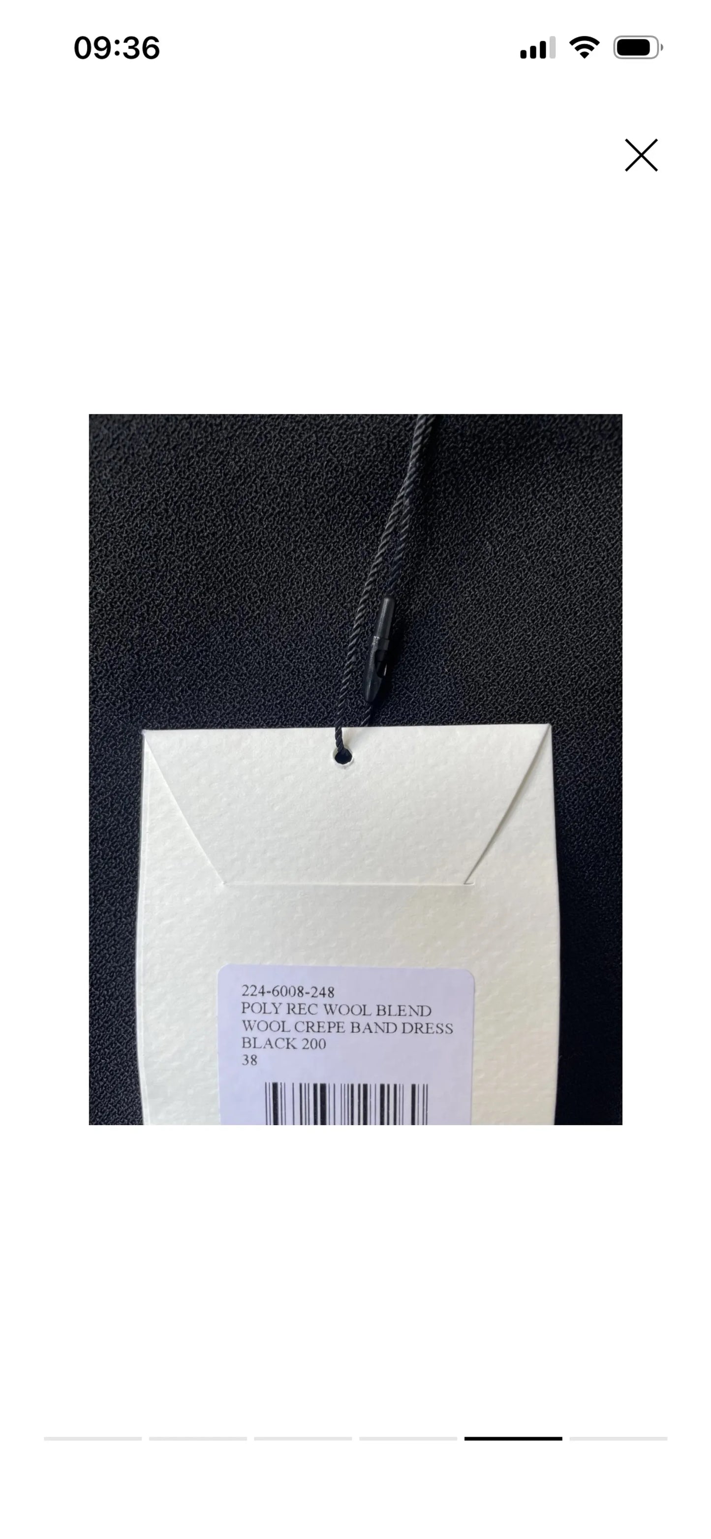 Toteme Wool Crepe Band Dress