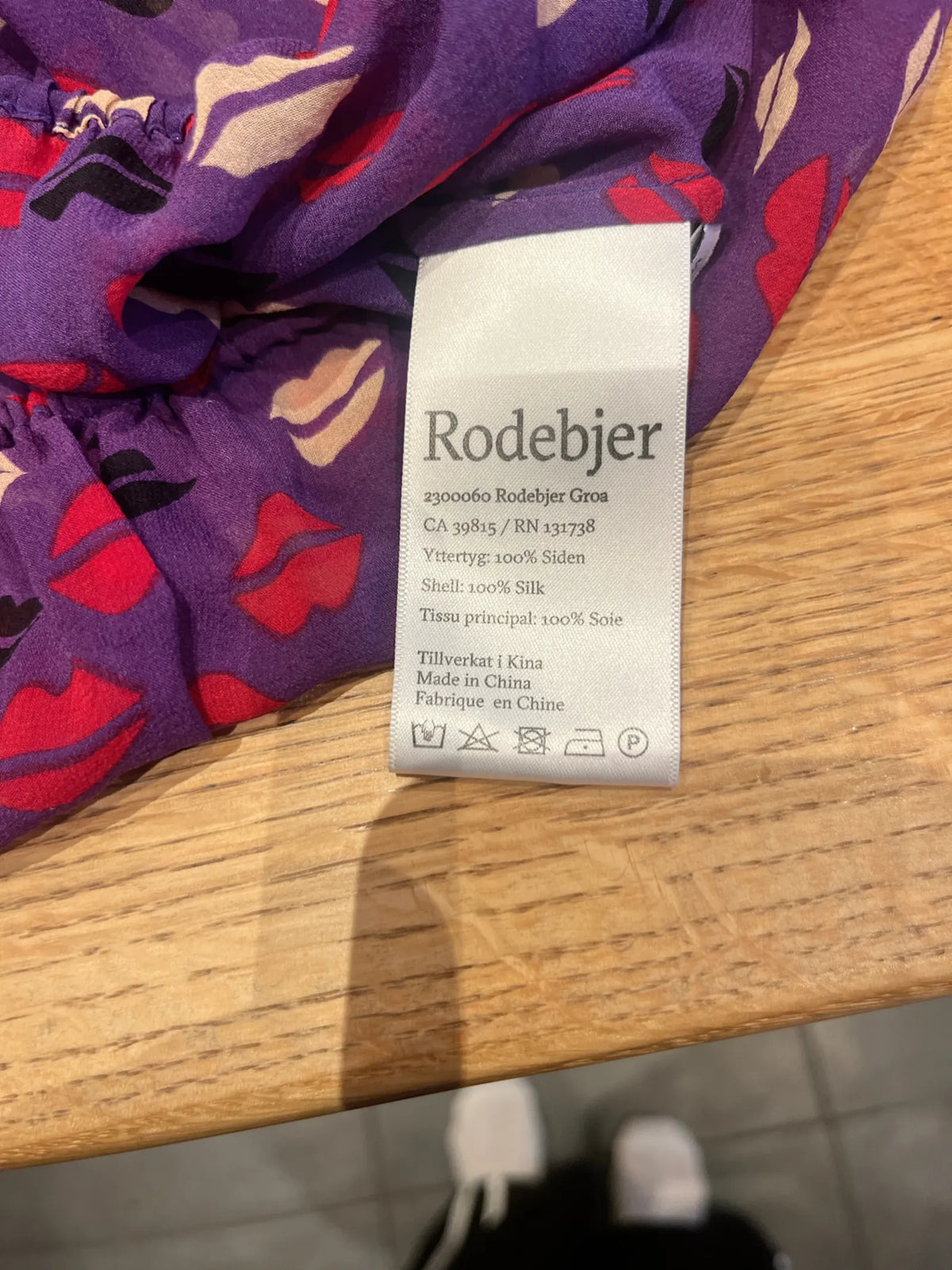 Rodebjer Gros-sidenblus