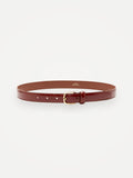 Toteme Totême Skinny Leather Belt Burgundy Belt