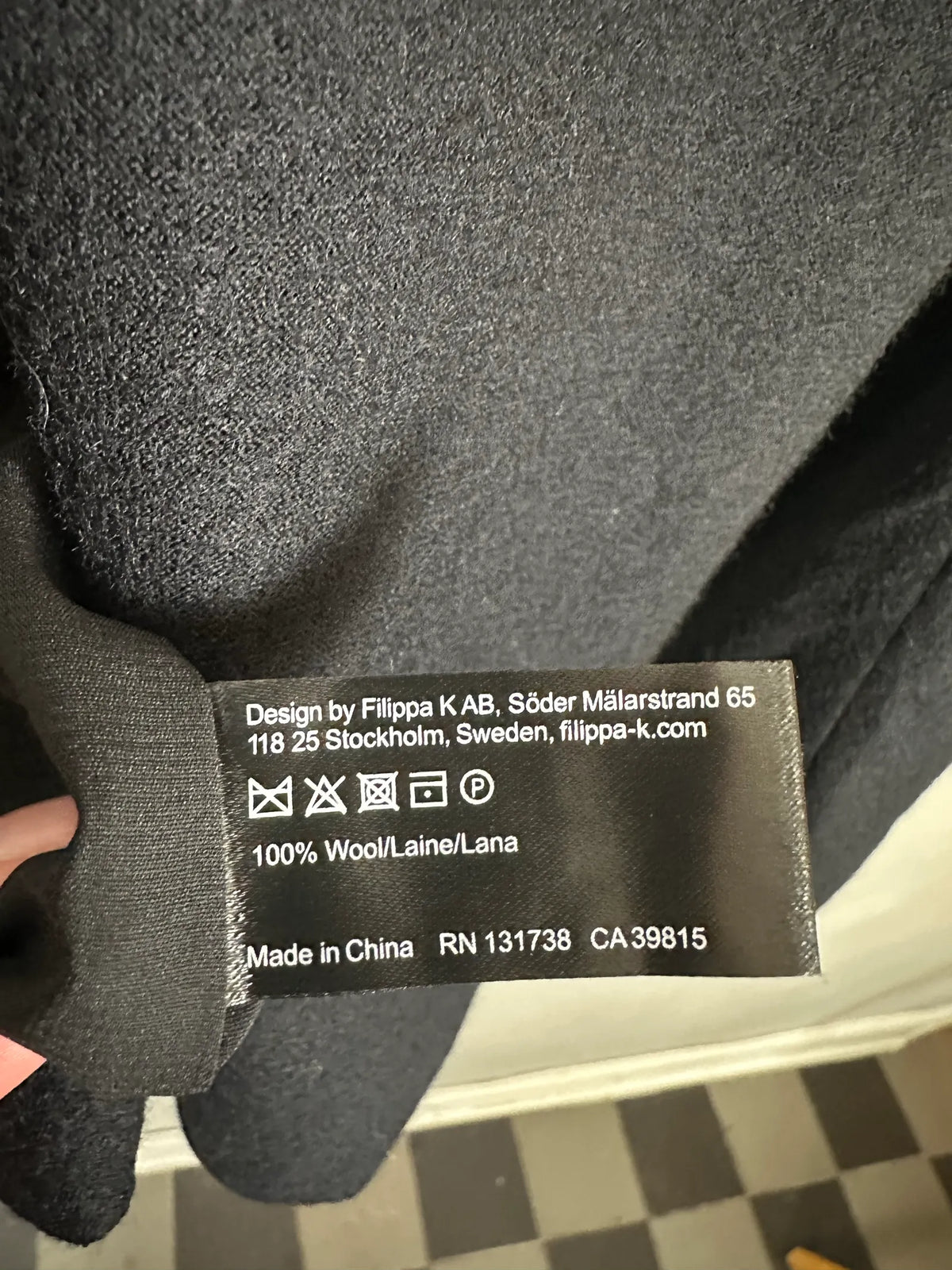Filippa K Wool Jersey Jacket
