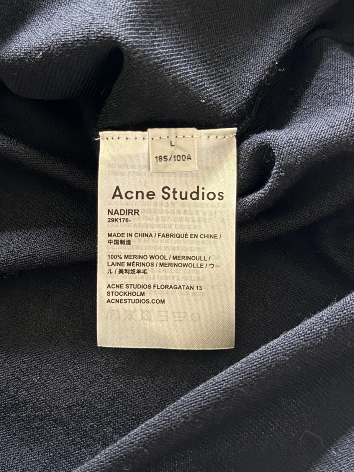 Acne Studios Nadirr-ulltröja