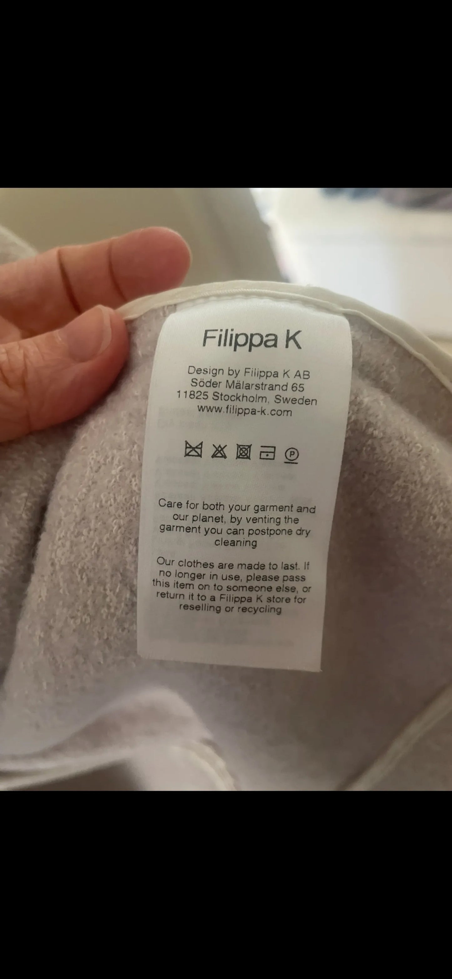 Filippa K-ullkappa