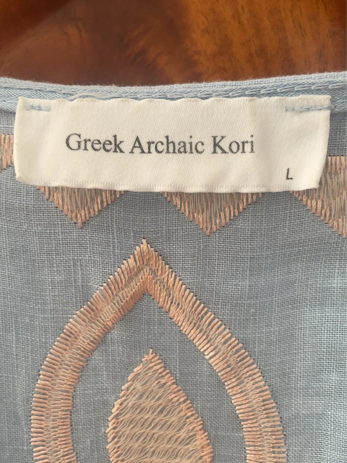 Greek Archaic Kori-linneklänning