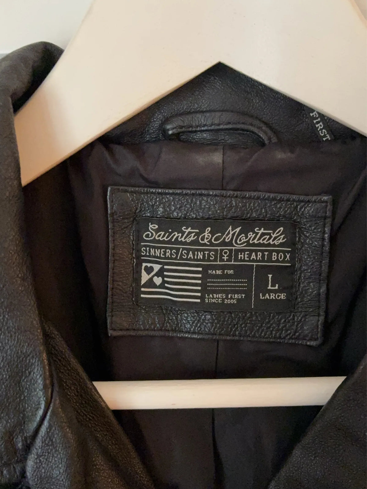 Saints And Mortals Leather jacket