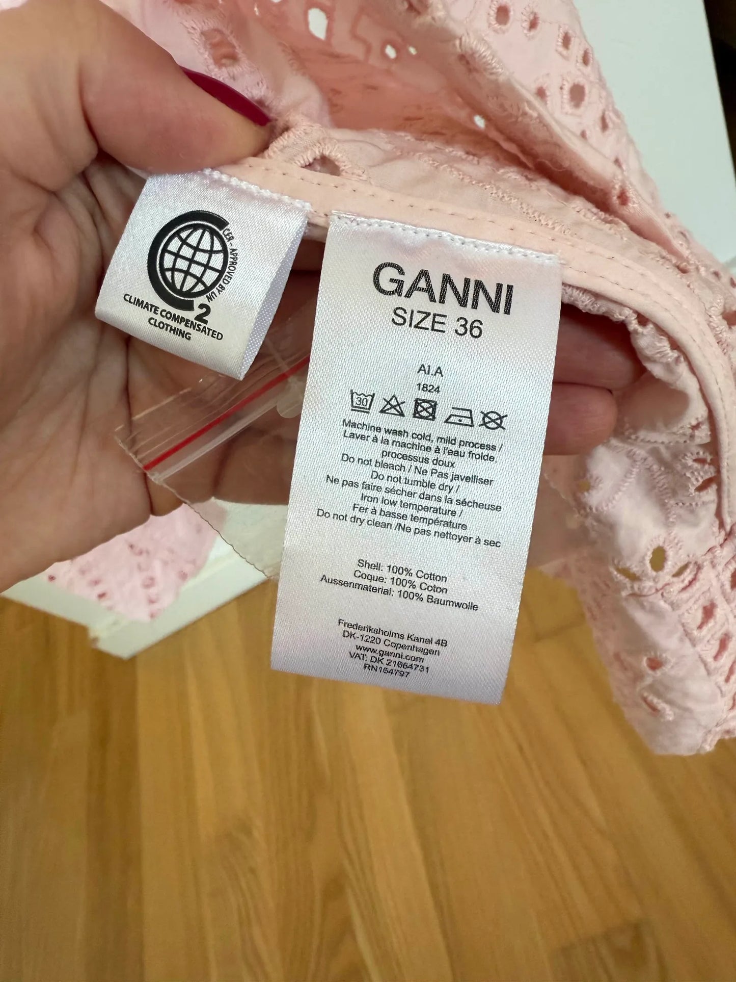 Ganni-klänning NWOT