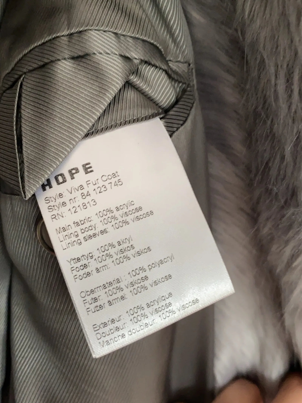 Hope-pälsjacka
